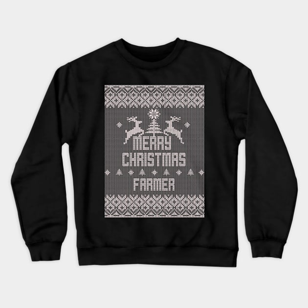 Merry Christmas FARMER Crewneck Sweatshirt by ramiroxavier